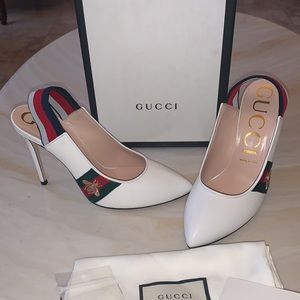 FINAL PRICE-NWT! Authentic Gucci Sylvie Bee Heels